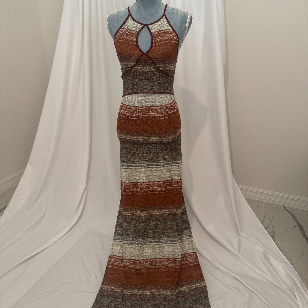 Free People Sunset Boho Multicolored Long Summer Dress
